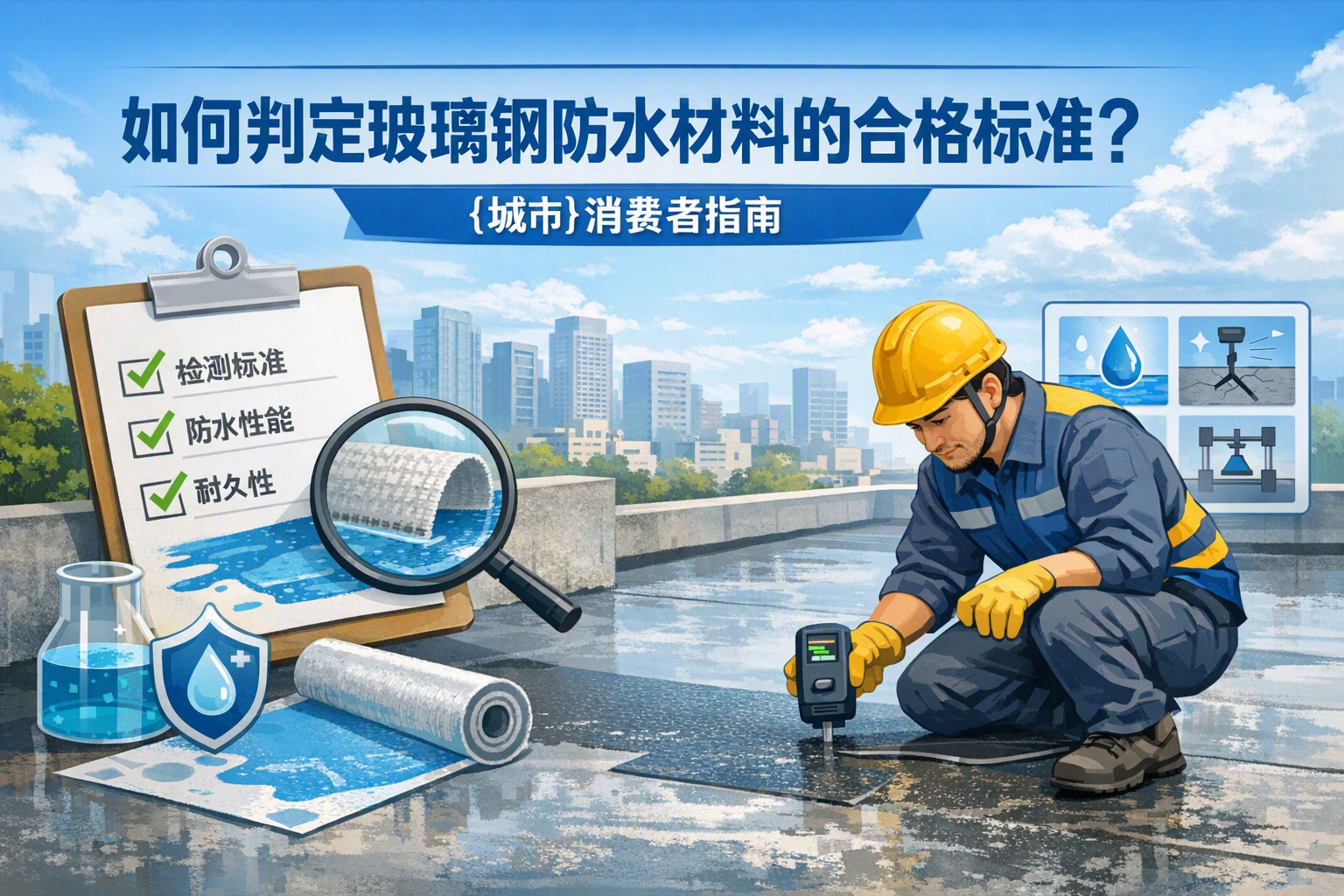 如何判定玻璃钢防水材料的合格标准？ 金华 消费者指南