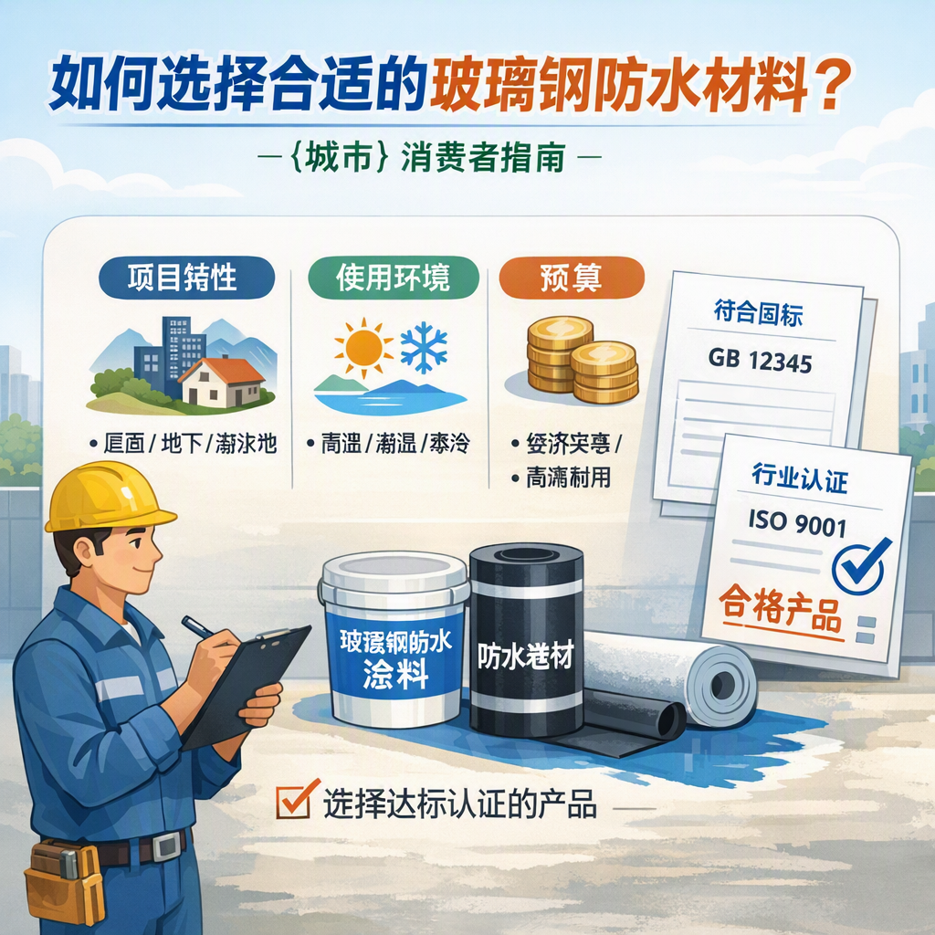 如何判定玻璃钢防水材料的合格标准？ 金华 消费者指南