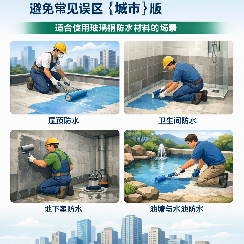 玻璃钢防水材料施工注意事项，避免常见误区 金华 版