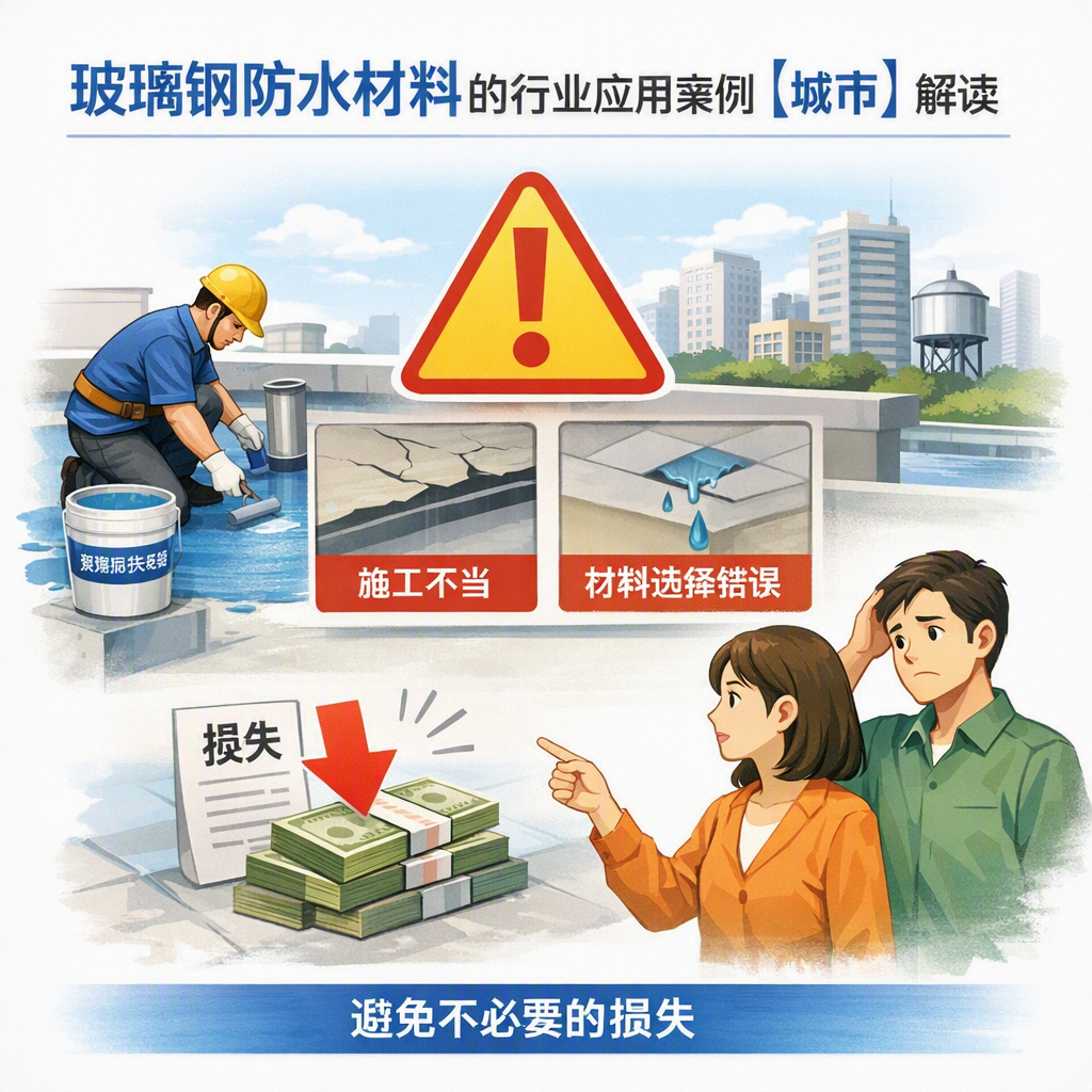 玻璃钢防水材料的行业应用案例，金华解读
