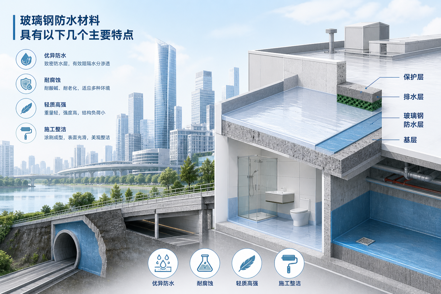 2023年玻璃钢防水材料市场趋势分析，关注 金华 发展
