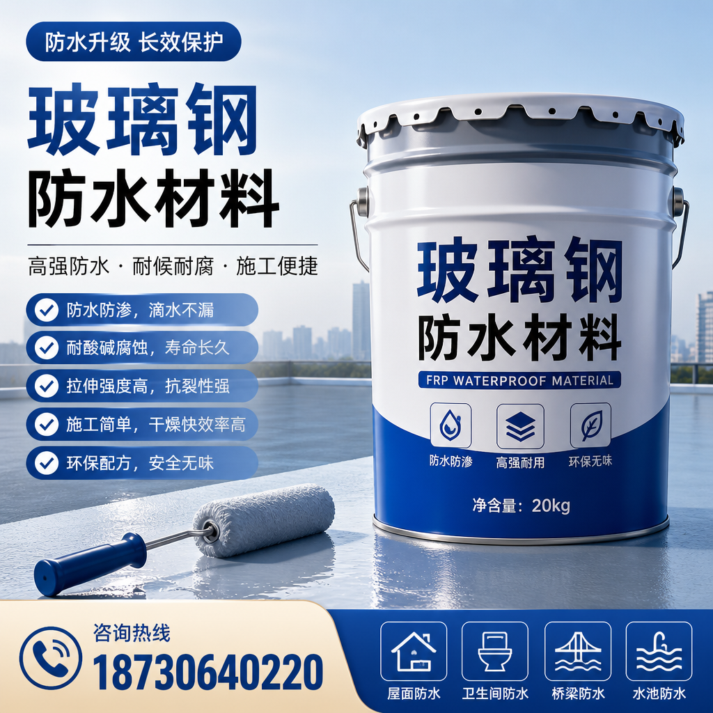 专家解析：玻璃钢防水材料的市场前景分析在 金华