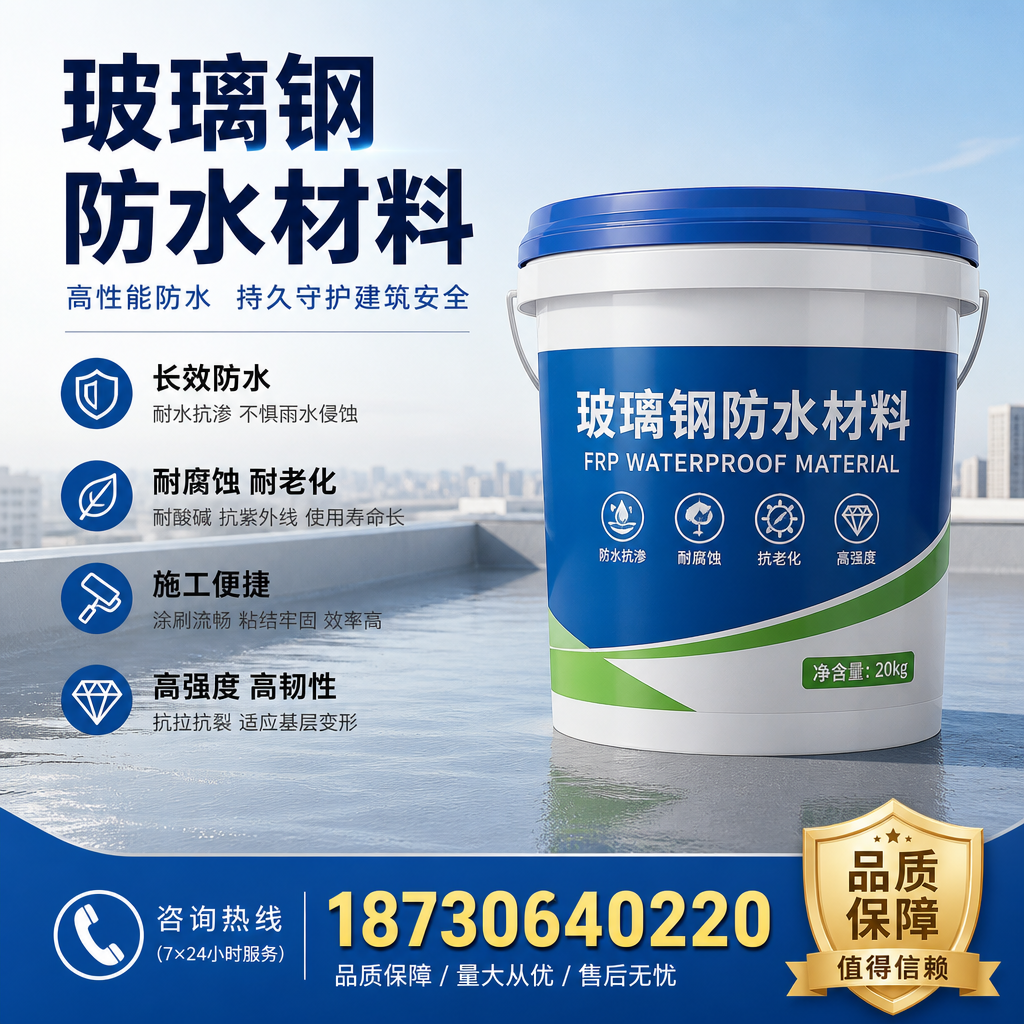 专家解析：玻璃钢防水材料的市场前景分析在 金华
